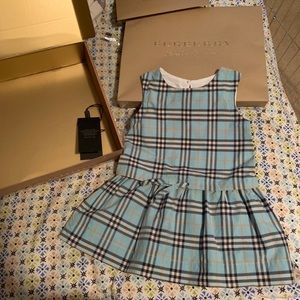 Burberry baby dress.